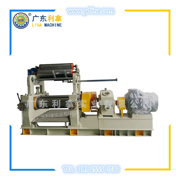 16寸開煉機液壓檔膠板電動調距演示視頻